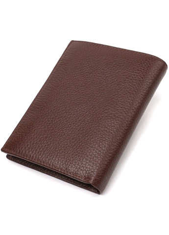 Чоловічий сучасний гаманець вертикального формату з натуральної шкіри 21756 Коричневий Canpellini (259873955)