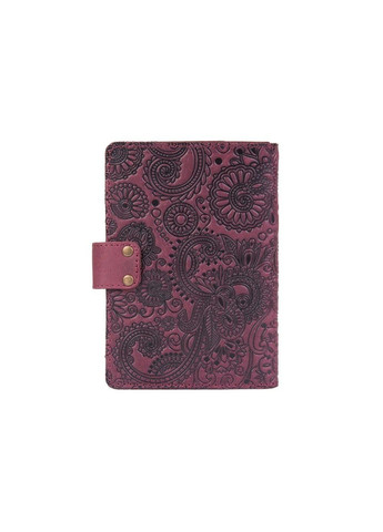 Обкладинка для паспорта зі шкіри «Mehendi Art» PB-03S / 1 Shabby Alga Темно-зелений Hi Art (268371265)