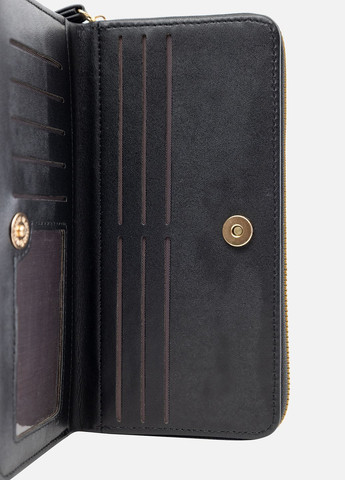 Жіночий гаманець колір чорний ЦБ-00242271 No Brand (276903541)