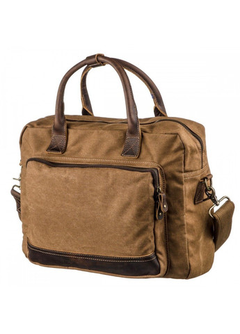 Чоловіча коричнева текстильна сумка для ноутбука 20118 Vintage (263360624)