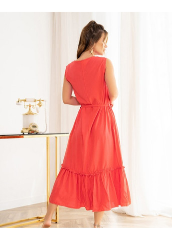 Червона повсякденний сукня 13991 червоний ISSA PLUS
