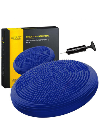 Балансировочная подушка-диск MED+ 33 см (сенсомоторная) массажная 4FJ0319 Blue 4FIZJO (258354818)