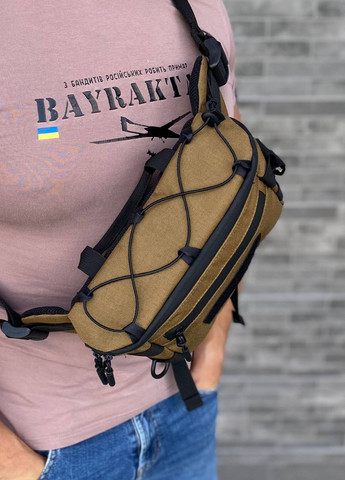Тактична сумка слінг бананка на груди на пояс Tactica No Brand (262890230)