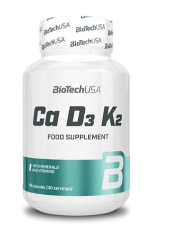 Ca-D3-K2 90 Caps Biotechusa (257252351)