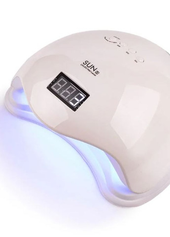 Лампа для маникюра гель лаком 5 UV+LED White (белая), 48 Вт Sun (256733647)