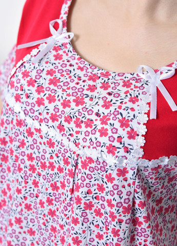 Ночная рубашка женская красного цвета Let's Shop (273901277)