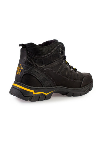 Черные зимние ботинки мужские бренда 9501018_(1) One Way