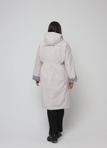 Молочна демісезонна демісезонна куртка жіноча великого розміру SK