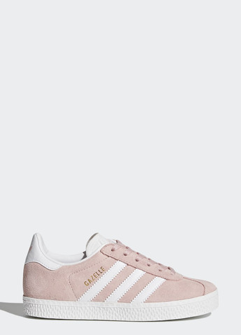 Розовые всесезонные кроссовки gazelle adidas