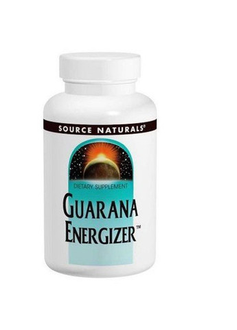 Guarana Energizer 900 mg 60 Tabs Source Naturals (258499215)