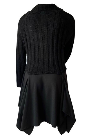 Черное кэжуал платье No Brand однотонное
