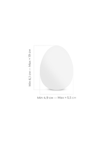 Мастурбатор-яйцо Egg Brush с рельефом в виде крупной щетины Tenga (277236117)
