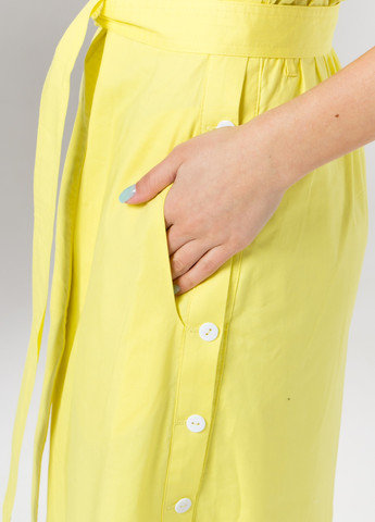 Жовтий повсякденний жіноча сукня-сарафан літня SK