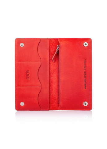 Кожаный бумажник WP-05 Shabby Red Berry Красный Hi Art (268371817)