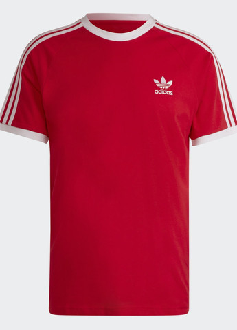 Красная футболка adicolor classics 3-stripes adidas