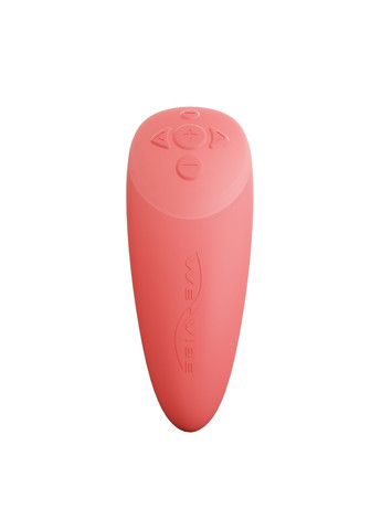 Смарт-вибратор для пар Chorus Crave Coral, сенсорное управление вибрациями сжатием пульта We-Vibe (269007030)