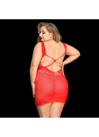 Красный сексуальное сетчатое платье «страстная эвелин» кружево, открытая спинка JSY