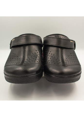 Черные тапочки сабо женские 812sr Adaco