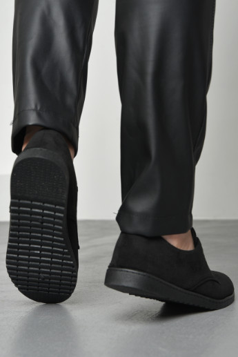 Мокасини жіночі чорного кольору на шнурівці Let's Shop (278404412)