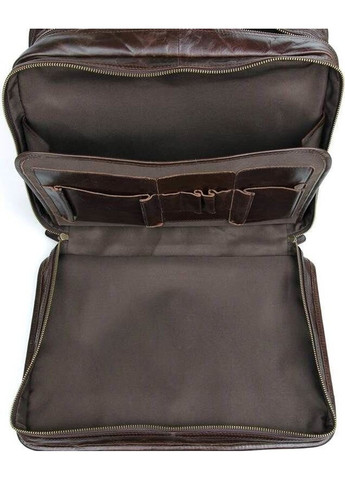 Чоловіча шкіряна сумка 14539 Темно-коричневий Vintage (262523632)