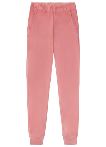Розовая всесезон велюровая пижама (свитшот, брюки) свитшот + брюки Esmara