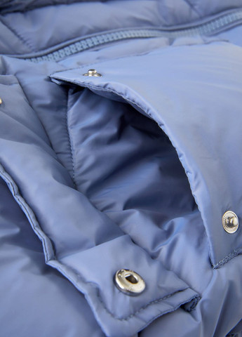 Блакитна зимня зимова куртка на дівчинку 0562709406 Zara