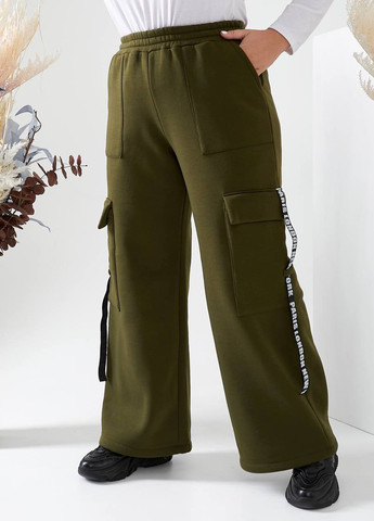 Жіночі брюки карго колір хакі р.50/52 441317 New Trend (263133845)