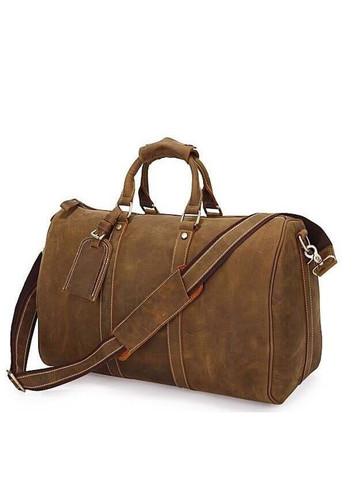 Дорожная кожаная сумка 14050 Коричневый Vintage (271813502)