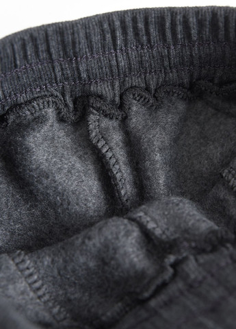 Темно-серые спортивные зимние зауженные брюки Let's Shop