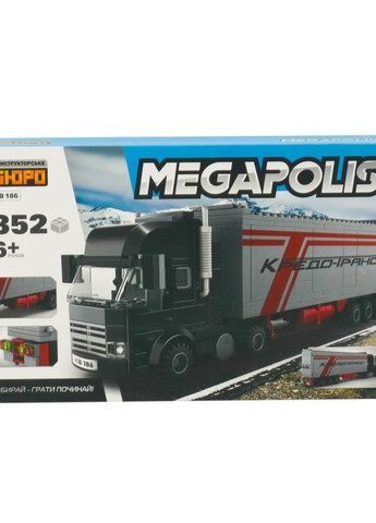 Конструктор Megapolis трейлер, 352 детали (KB 186) Limo Toy (266423916)