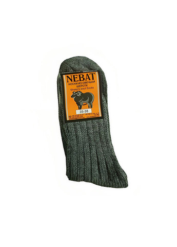 Носки серые из натуральной овечьей шерсти Nebat (264390237)