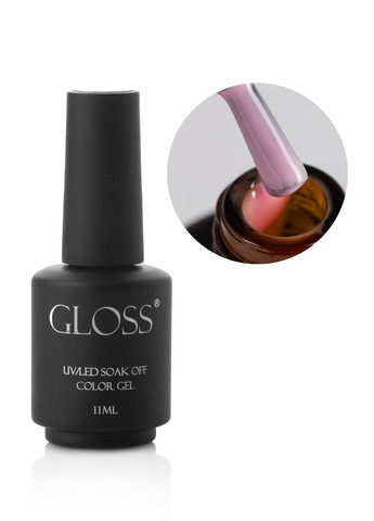 Гель-лак GLOSS 120 (ніжно-рожевий камуфлюючий), 11 мл Gloss Company пастель (269462459)