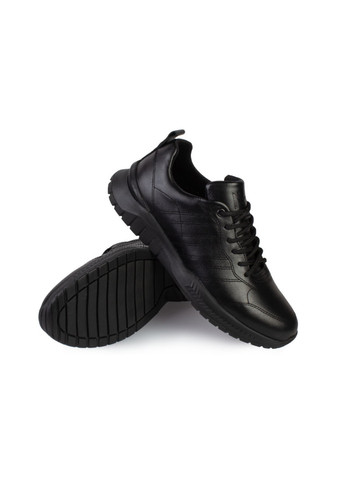 Черные демисезонные кроссовки мужские бренда 9402186_(1) ModaMilano