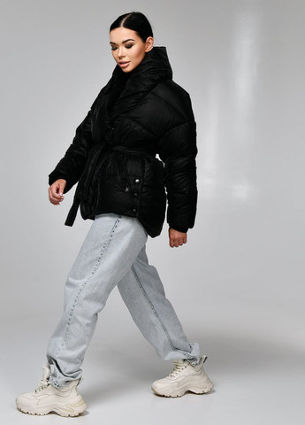 Черная зимняя женская зимняя куртка X-Woyz