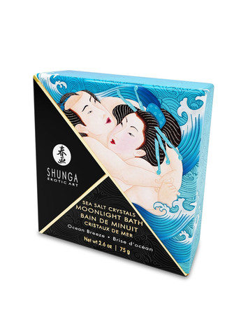 Сіль для ванни Moonlight Bath – Ocean Breeze (75 гр), сіль Мертвого моря, ароматичні олії Shunga (264295916)