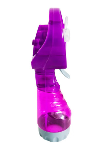 Ручной портативный компактный мини вентилятор с водой на батарейках с водяным распылением 27x9x7 см (474604-Prob) Фиолетовый Unbranded (259036297)