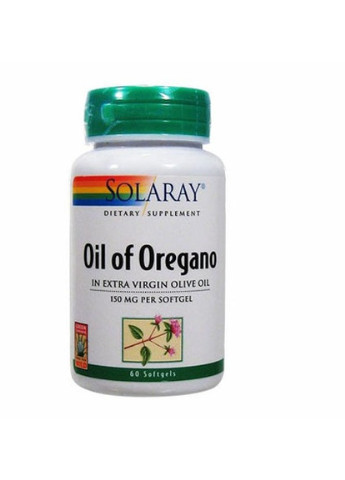 Oil of Oregano 150 mg 60 Softgels Solaray (256719600)