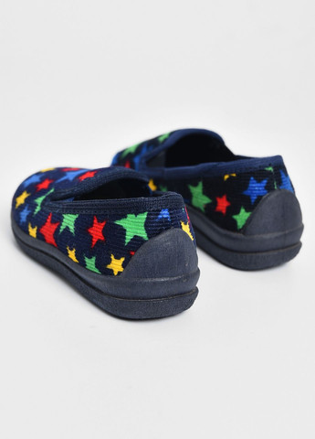 Мокасини дитячі темно-синього кольору в зірочку Let's Shop (277228566)