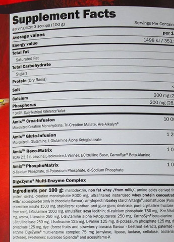 CarboJet Gain Mass Professional 3000 g /30 servings/ Strawberry Banana Amix Nutrition (257495244)