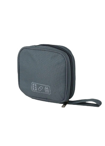 Аптечка сумка органайзер компактна портативна для медикаментів подорожей будинку 16х4х14 см (474867-Prob) Сіра Unbranded (260044509)