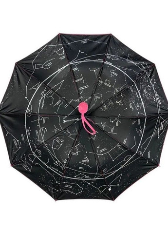 Зонт женский полуавтомат M19302 Звездное небо 10 спиц Розовый Bellissimo (276842396)