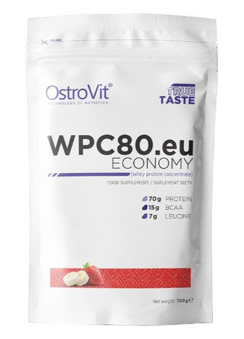Economy WPC80.eu 700 g /23 servings/ Strawberry Banana Ostrovit (273773097)