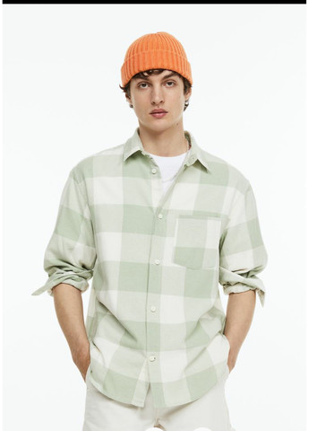 Зеленая повседневный рубашка H&M