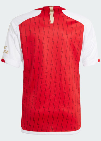 Красный демисезонный спортивный лонгслив adidas с логотипом