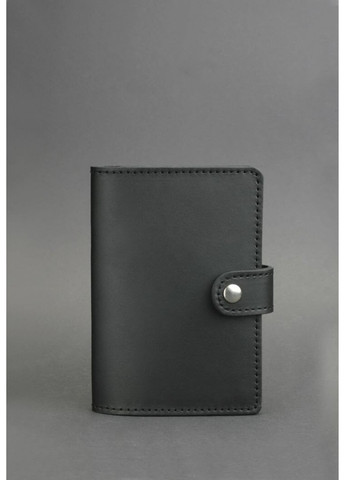 Обложка на паспорт из кожи 3.0 черная BN-OP-3-G BlankNote (263519203)