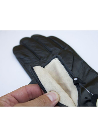 Женские зимние черные перчатки из натуральной кожи BR-S (261486798)
