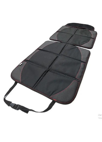 Защитный коврик чехол под детское автокресло в машину автомобиль средней плотности 58х48х44 см (475999-Prob) Черный с красным Unbranded (275456643)