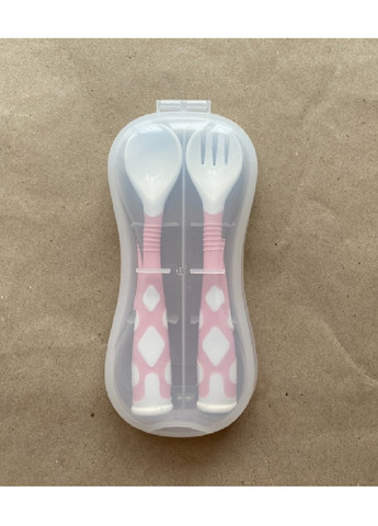 Комплект набір дитячого посуду з килимком снек склянкою приладами слинявчиком для дітей малюків (475016-Prob) Рожевий Unbranded (260668384)