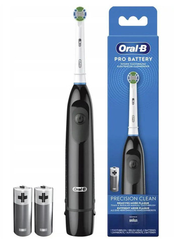 Электрическая зубная щетка Pro Battery Precision Clean (Черная) Oral-B (275398841)