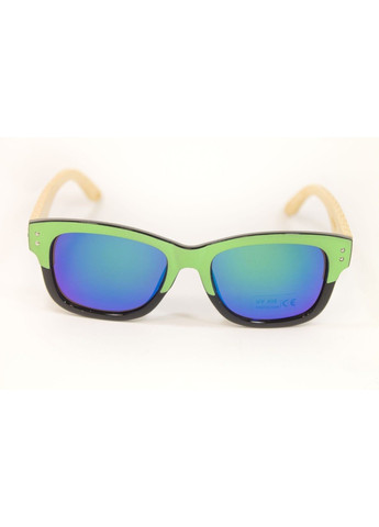 Сонцезахисні Wayfarer окуляри унісекс з дерев'яними дужками BR-S (277977849)